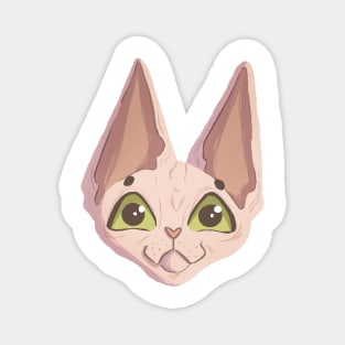 Sphinx Cat Head Magnet