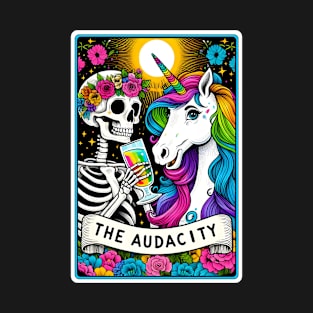 Funny skeleton unicorn, the audacity T-Shirt