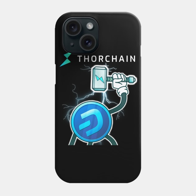 Dash Digital Cash - Dashy Thorchain DeFi Hammer Phone Case by dash