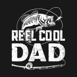 Mens Fathers Day Funny Fisherman Reel Cool Dad Fishing Lover T-Shirt