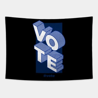 Vote Blue Democrat Tapestry