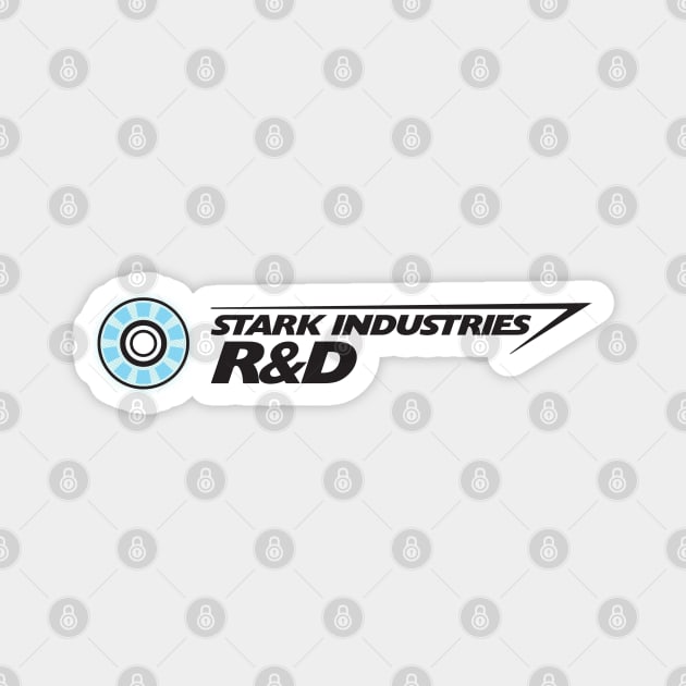 Stark industries R&D black Magnet by AO01