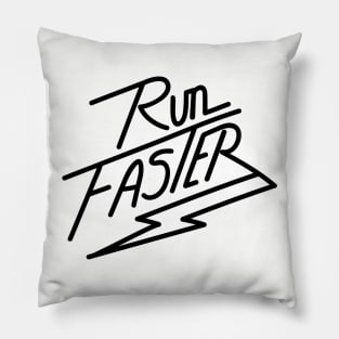 Run Faster Pillow