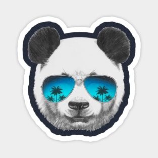 Panda with sunglasses Magnet