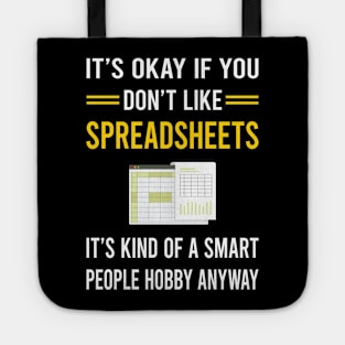 Smart People Hobby Spreadsheet Spreadsheets Tote