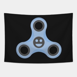 Excited Emoji Fidget Spinner Tapestry