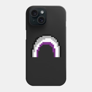 Asexual Pride Rainbow Pixel Art Phone Case