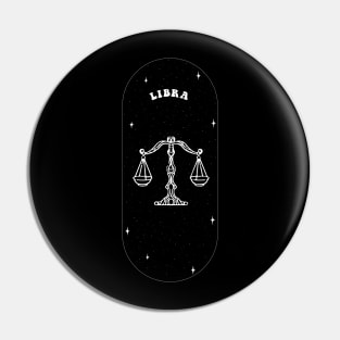 Libra Zodiac Sign - Astrological sign Pin