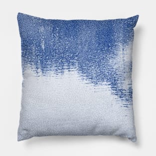 Mosaic, abstract, sea, reflection, summer, colorful, pale-blue, blue, navy, beach, pattern, acrylic, Pillow