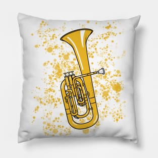 Tenor Horn Teacher Hornist Brass Musician Pillow