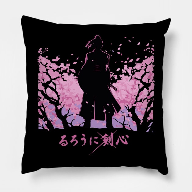 Samurai X Pillow by DesignedbyWizards