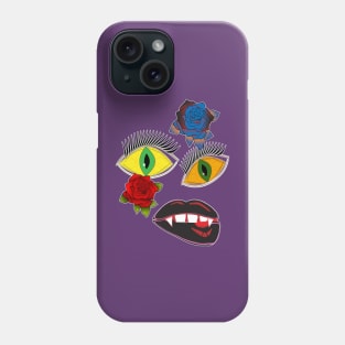 Creepy Girlish Pattern Phone Case