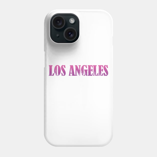 Los Angeles - Purple Phone Case by Scailaret