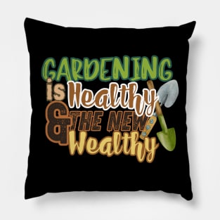 Gardening t-shirt Pillow