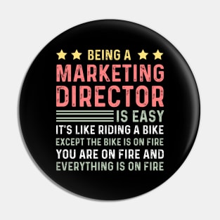 Funny Marketing Director Job Marketing and Sales Director Pin