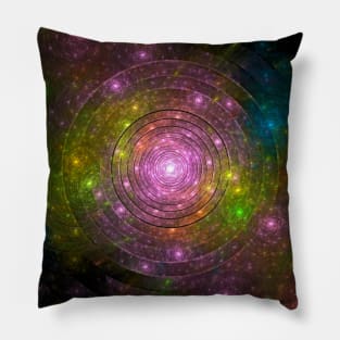 The Seven Circles of Space Pillow