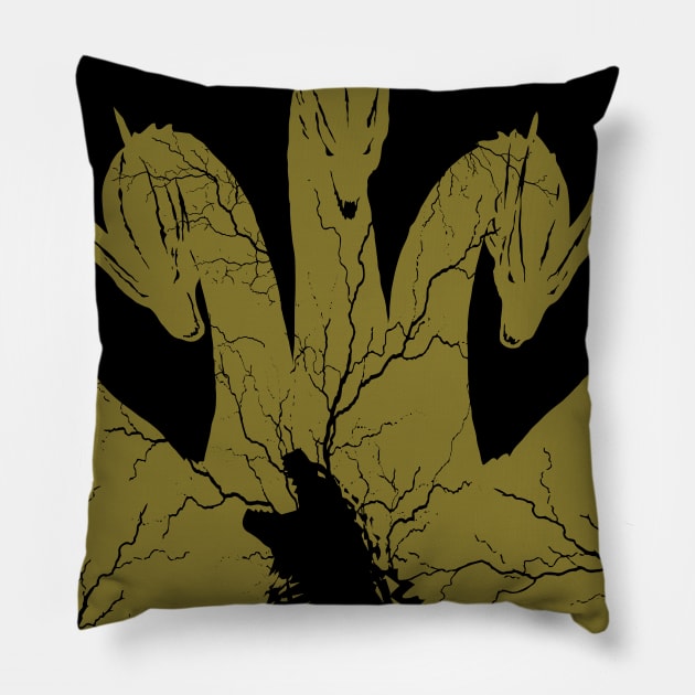 Kaiju Design Pillow by tduffyworld