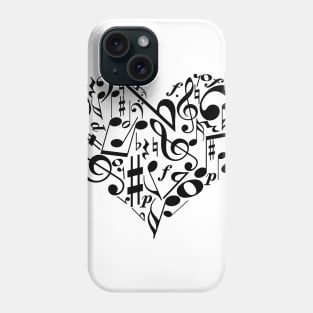 Music heart Phone Case