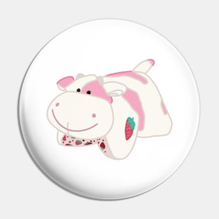 Strawberry cow Pin