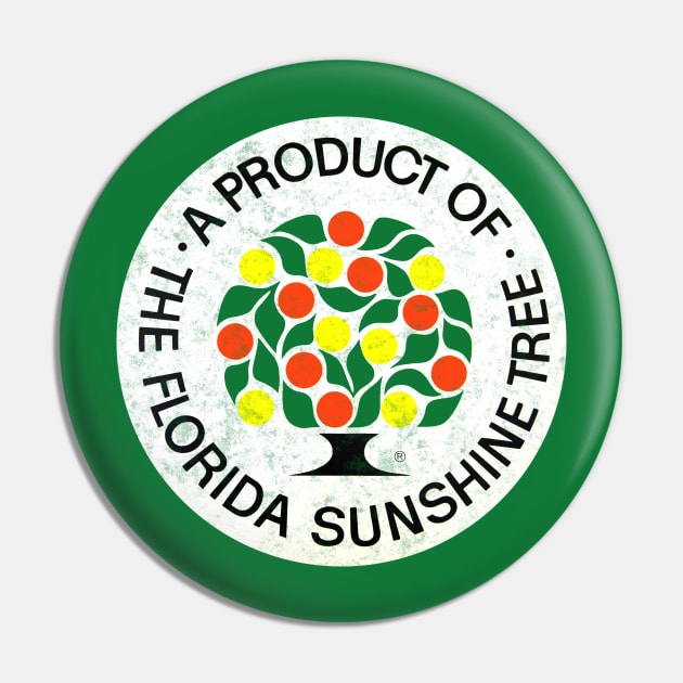 Florida Sunshine Tree Pin by GoAwayGreen