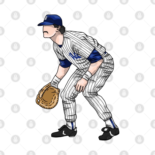 Don Mattingly Yankees Drawing by thesportstation