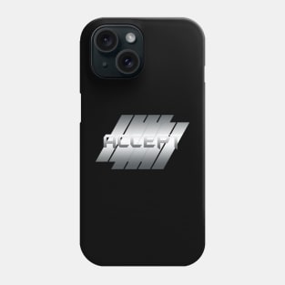 Metallic Illustration Accept Phone Case