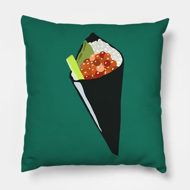 Love Sushi Pillow by ElviaMontemayor