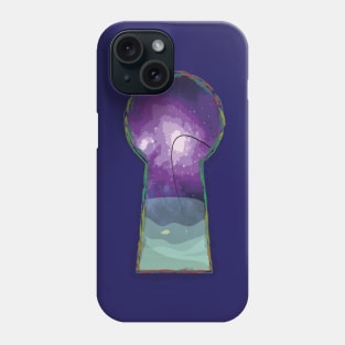 Unlock me keyhole Phone Case