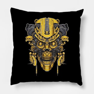 GOLD ETHEREAL SKULL V3 Pillow