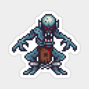 Ghoul pixel art Magnet