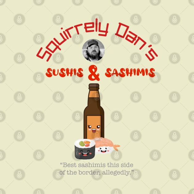 Squirrely Dan's Sushis & Sashimis by The Curious Cabinet