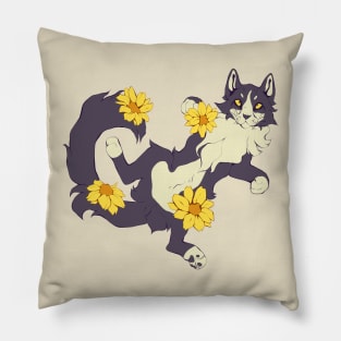 Tuxedo Daisies Pillow