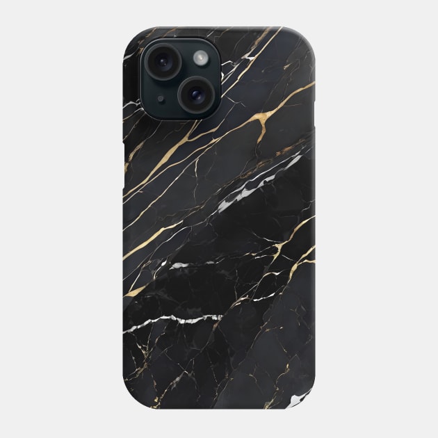 Elegant black marble design Phone Case by Spaceboyishere