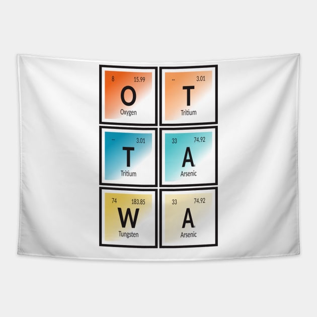 Ottawa | Periodic Table Tapestry by Maozva-DSGN