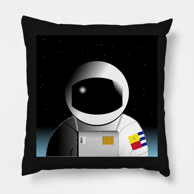 We're floating out in space... Pillow by DavidASmith