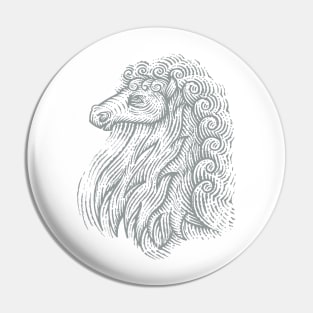 Curly Horse Pin