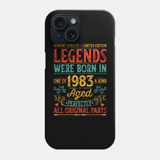 Legends Were Born in 1983 Birthday Phone Case