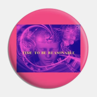 Pink Time Pin