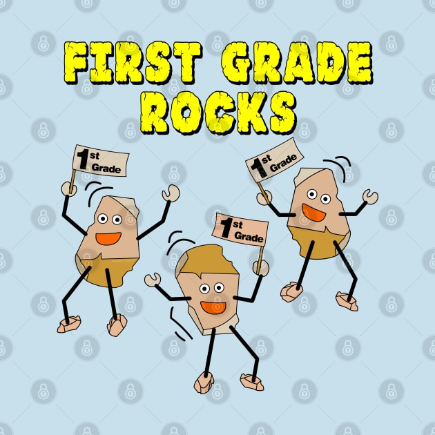 First Grade Rocks by Barthol Graphics