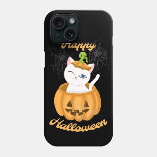 HALLOWEEN PUMPKIN CAT Phone Case