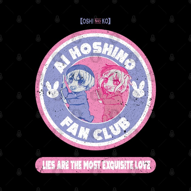 OSHI NO KO: AI HOSHINO FAN CLUB (GRUNGE STYLE) by FunGangStore