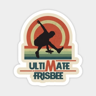 Ultimate Frisbee Sunset Magnet