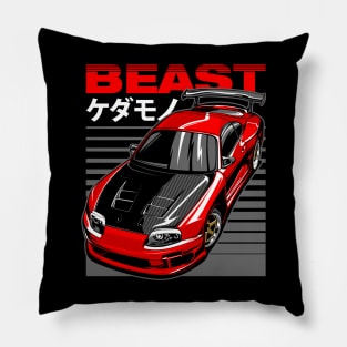 Supra 2JZ Turbo JDM Tuning Car 90s Racecar Pillow