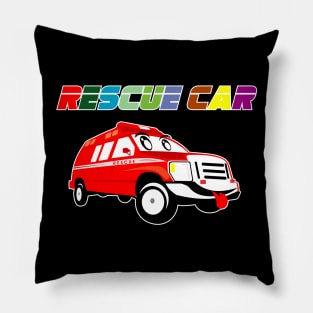 TODDLER RESCUE CAR Pillow