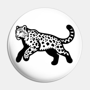 Snow Leopard Pin