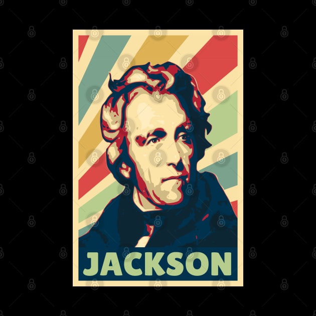 Andrew Jackson Vintage Colors by Nerd_art