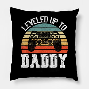 New Dad Fathers Day Leveled Up To Daddy Pillow