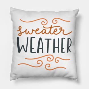 Sweater weather Pillow