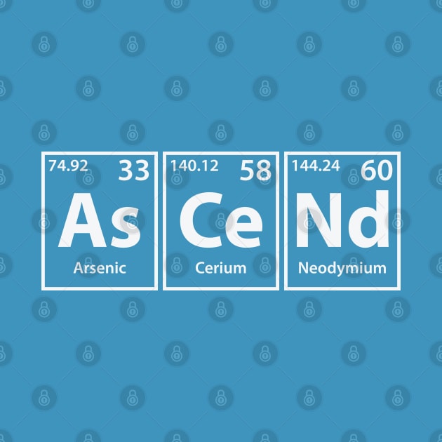 Ascend (As-Ce-Nd) Periodic Elements Spelling by cerebrands