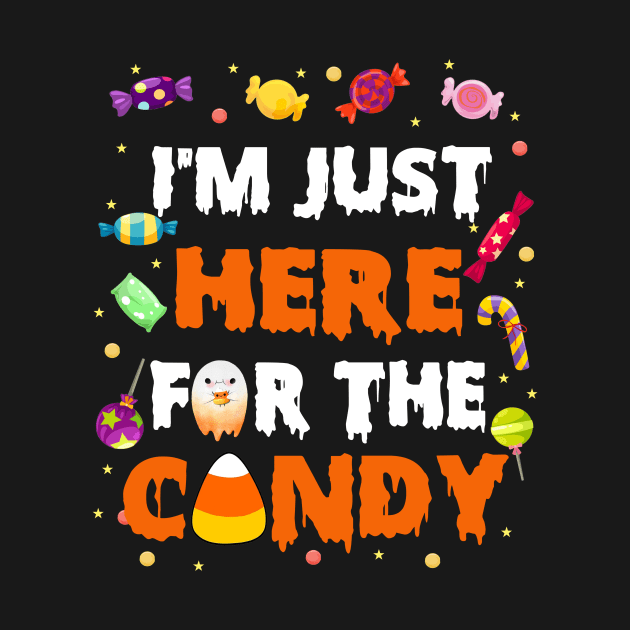 I'm Just Here For The Candy Halloween Candy Lollipop by Margaretsantana
